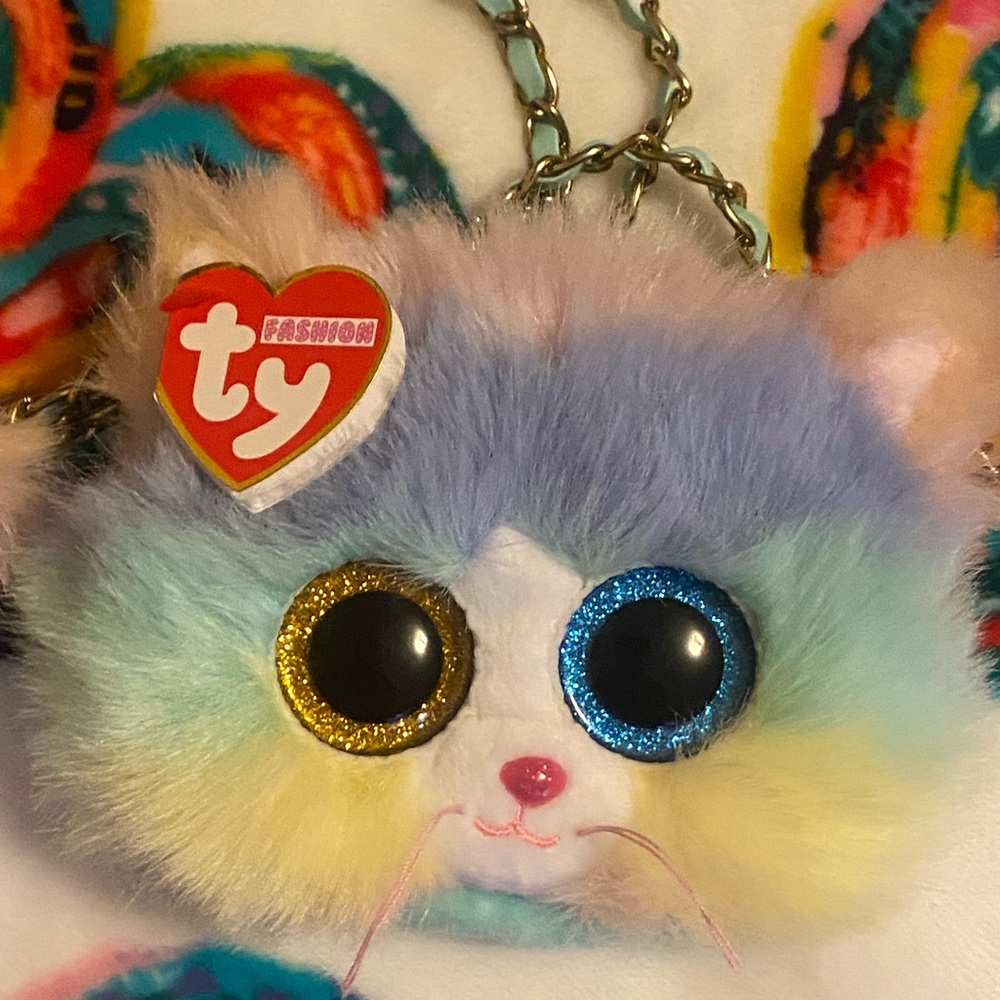 NWT TY baby kitten purse